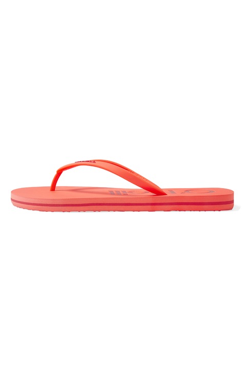 O'Neill, Papuci flip-flop cu logo contrastant pe brant Profile Logo, Portocaliu mandarina, 36