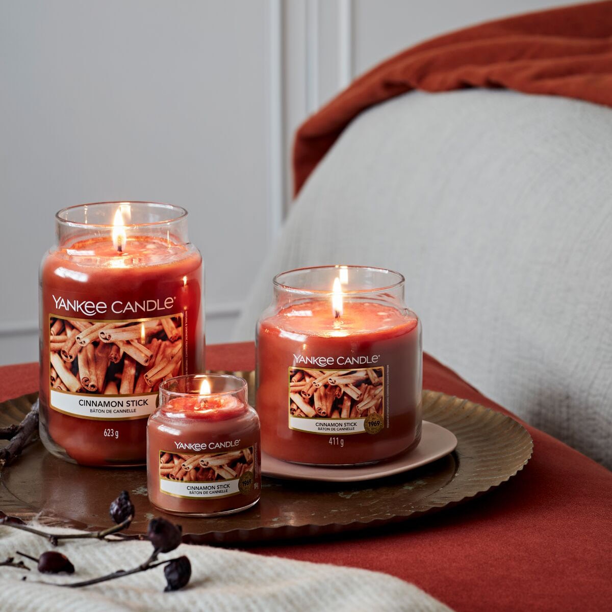 Lumanare Parfumata Borcan Mare Cinnamon Stick, Yankee Candle eMAG.ro
