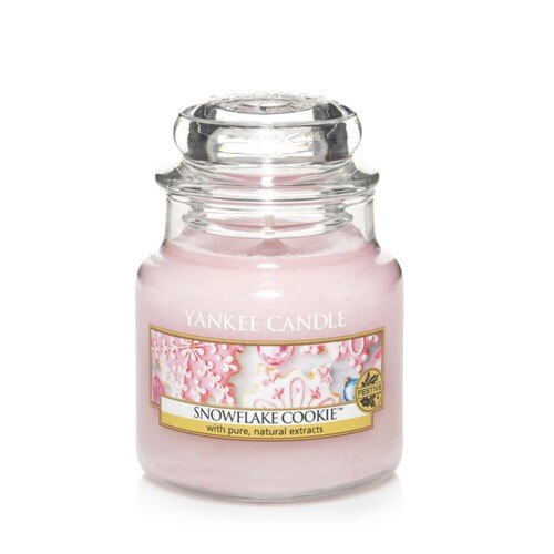Lumanare Parfumata Borcan Mic Snowflake Cookie, Yankee Candle