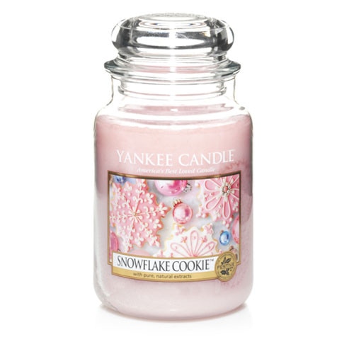 Lumanare Parfumata Borcan Mare Snowflake Cookie, Yankee Candle