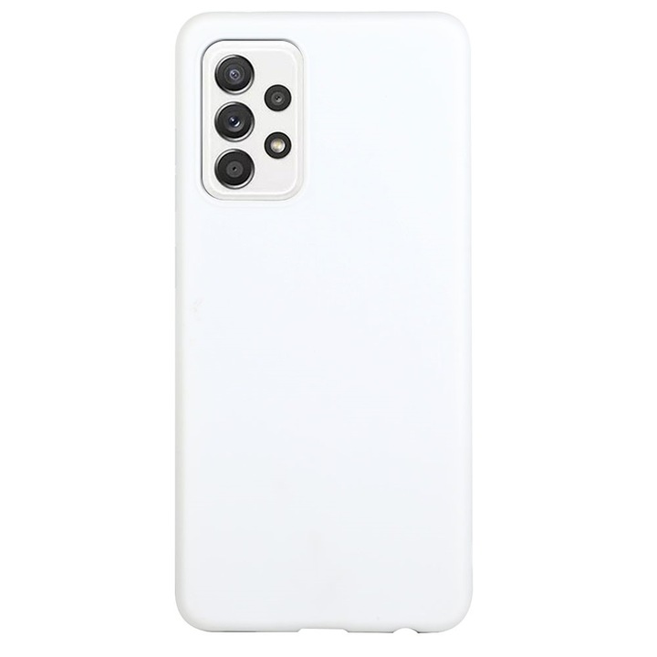Силиконов Кейс за Samsung Galaxy A53 5G, Удароустойчив, Бял