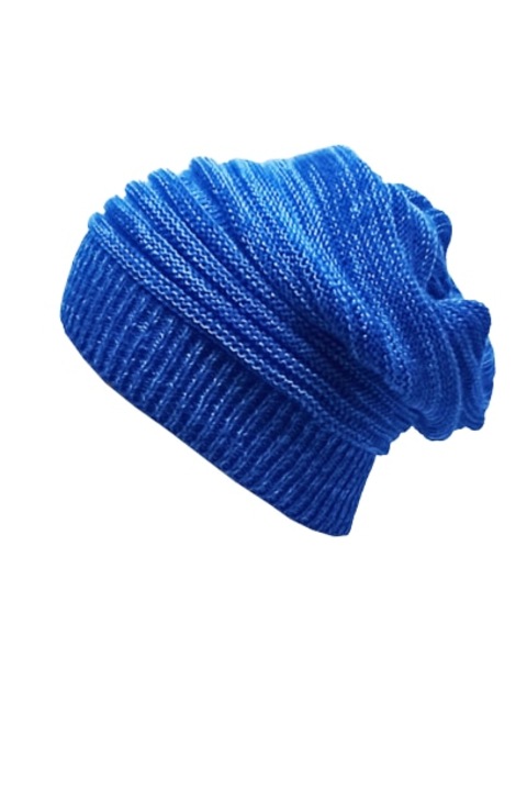 Caciula barbati, Acril, Albastru, 54-60 cm