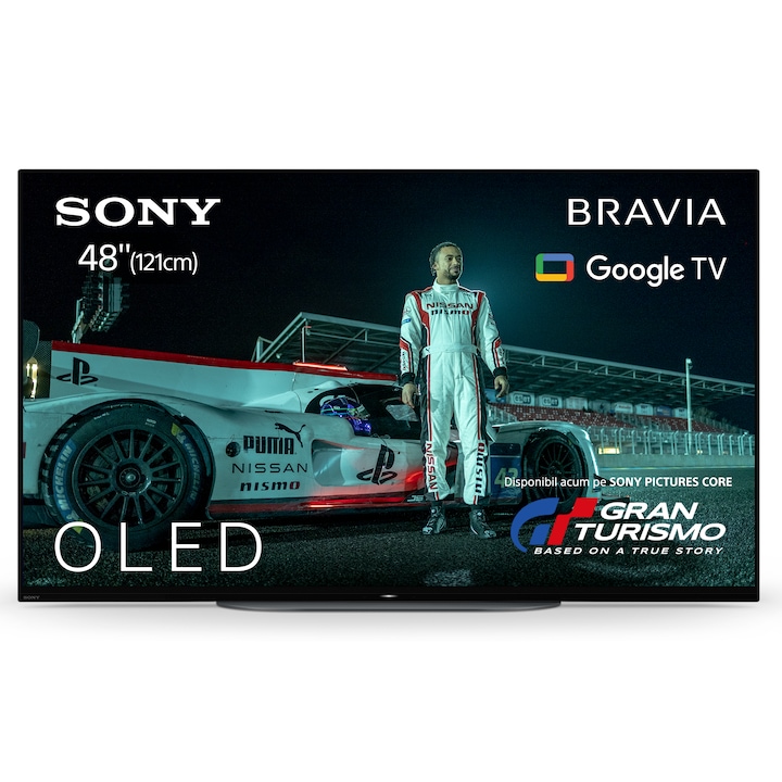 Телевизор Sony OLED 48A90K, 48" (121 см), Smart Google TV, 4K Ultra HD, 100 Hz, Клас G