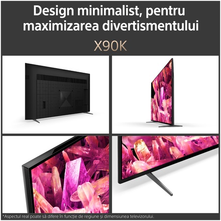 Televizor Sony LED 55X90K, 139 cm, Smart Google TV, 4K Ultra HD, 100Hz, Clasa G