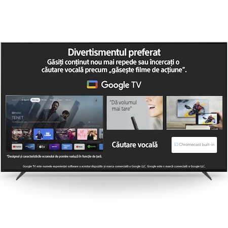 Televizor Sony LED 55X90K, 139 cm, Smart Google TV, 4K Ultra HD, 100Hz, Clasa G