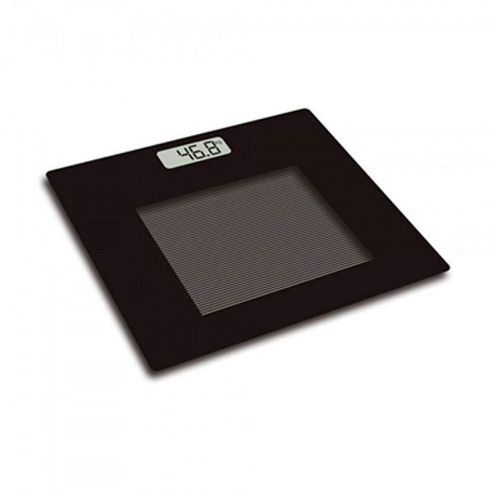 Cantar corporal BG221, Telemax, Sticla, 300x260x18 mm, Negru
