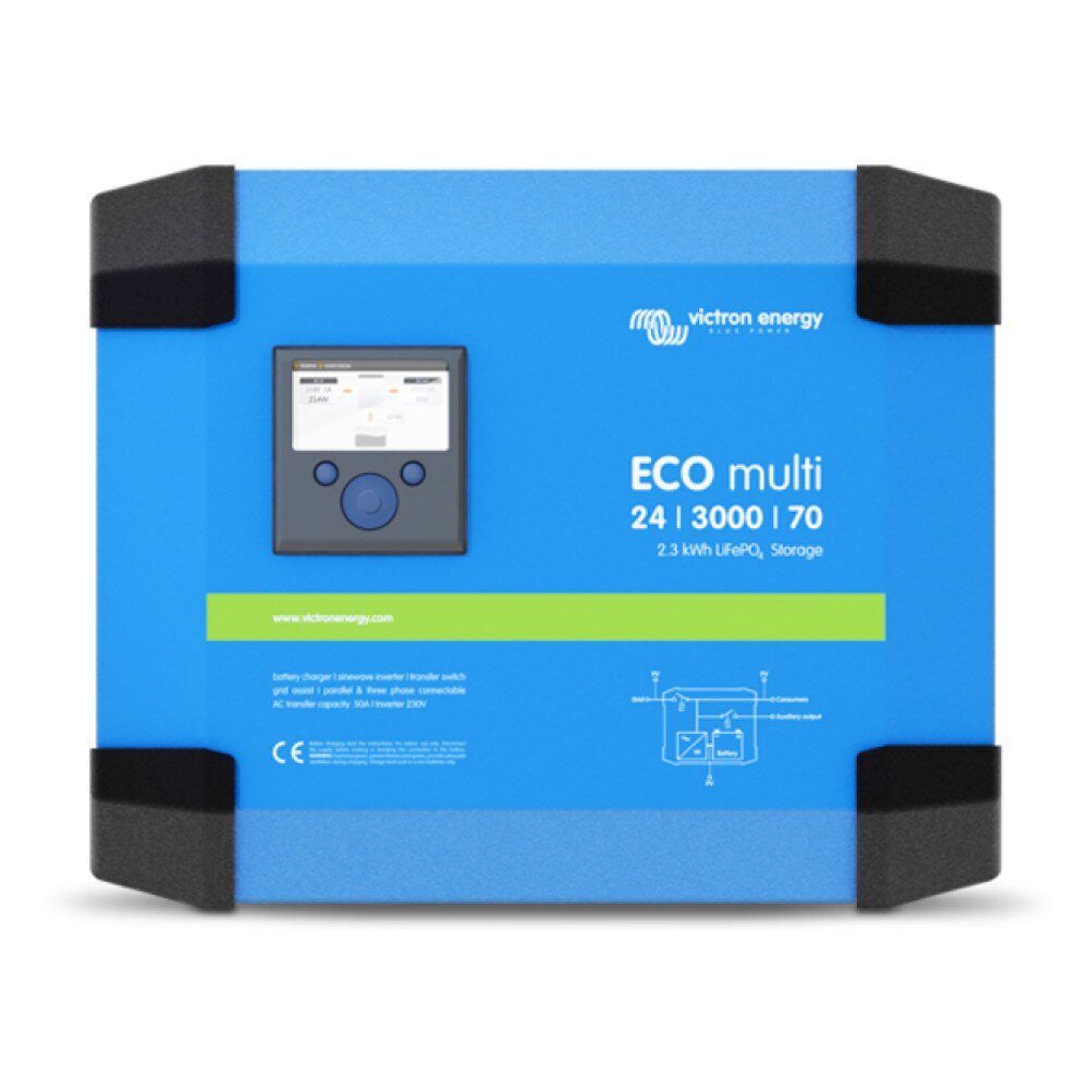 Invertor - incarcator solar Victron ECOmulti 24/3000/70-50 2,3 kWh LiFePO4