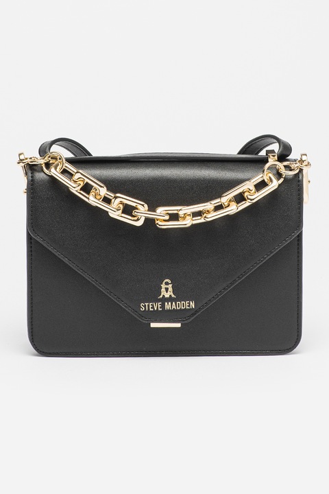 Steve Madden, Чанта Indio от еко кожа, Златист, Черен