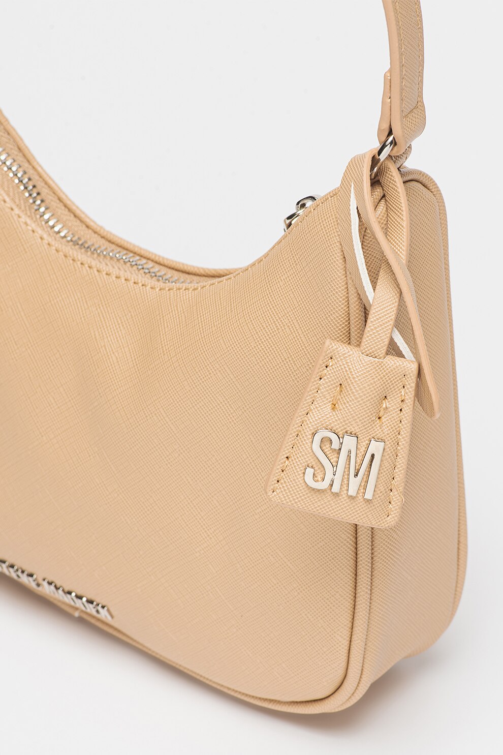 Steve Madden, Чанта за рамо Glide с лого, Бежов eMAG.bg