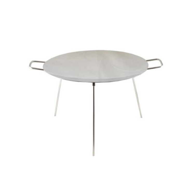Disc pentru gratar, inox, cu picioare, 55x38 cm, Perfect Home