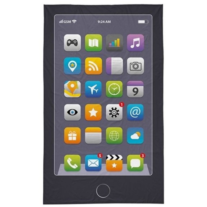 Кърпа за ръце Detexpol, Смартфон, памучна, многоцветна, 30х50 см
