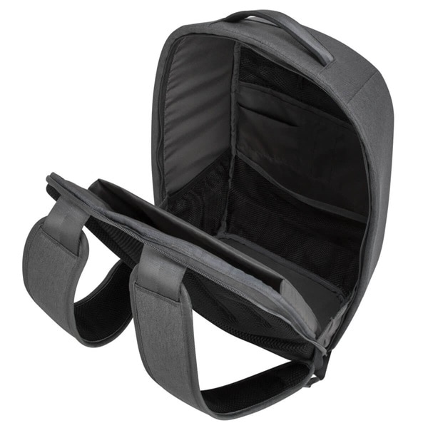 Rucsac Cypress Eco Security, Targus, Laptop maxim 15.6", Poliester, Gri