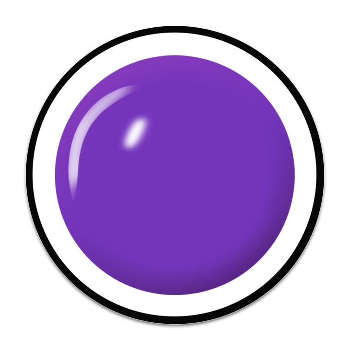 Geluri UV Color, Brand Royal Femme, Culoare Purple Love, Gramaj 5gr., Geluri Colorate Unghii Royal