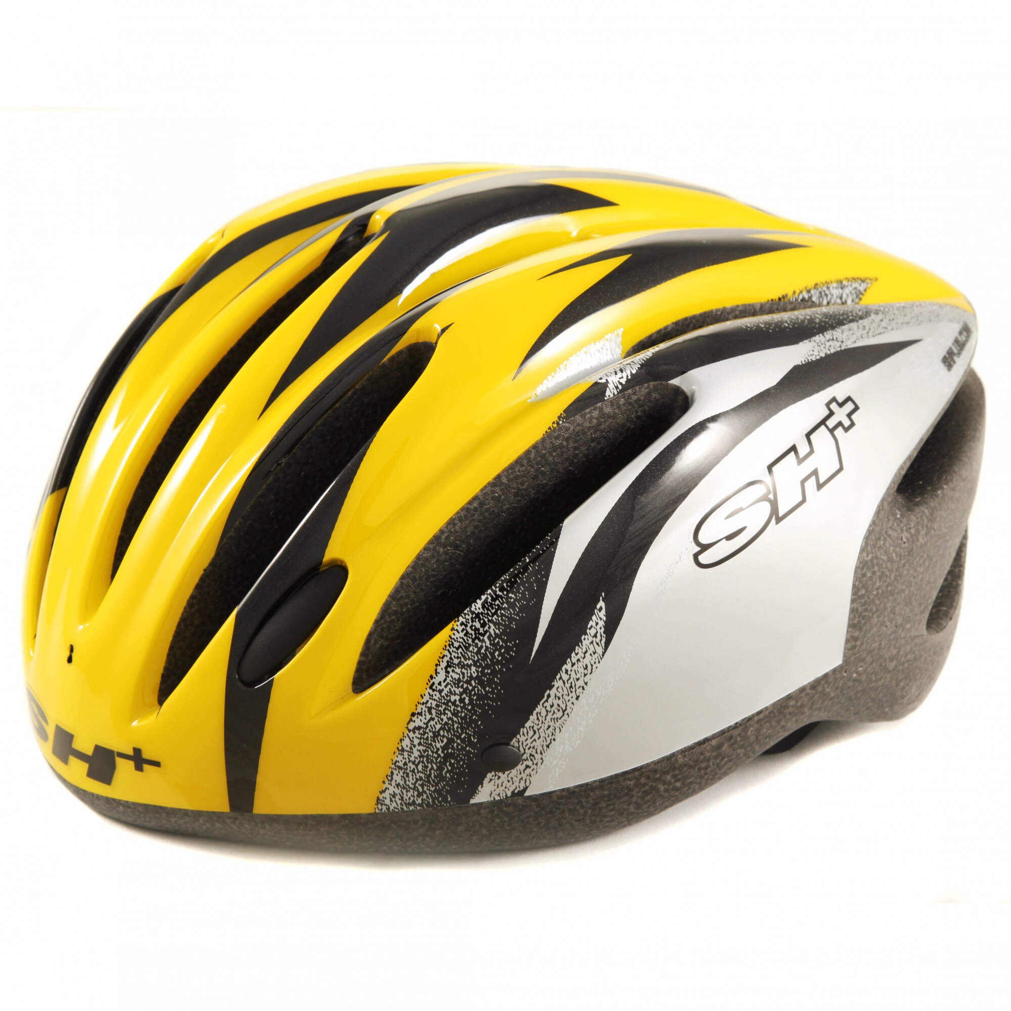 Casca SH+ STREET argintiu/galben 54-58/S-M