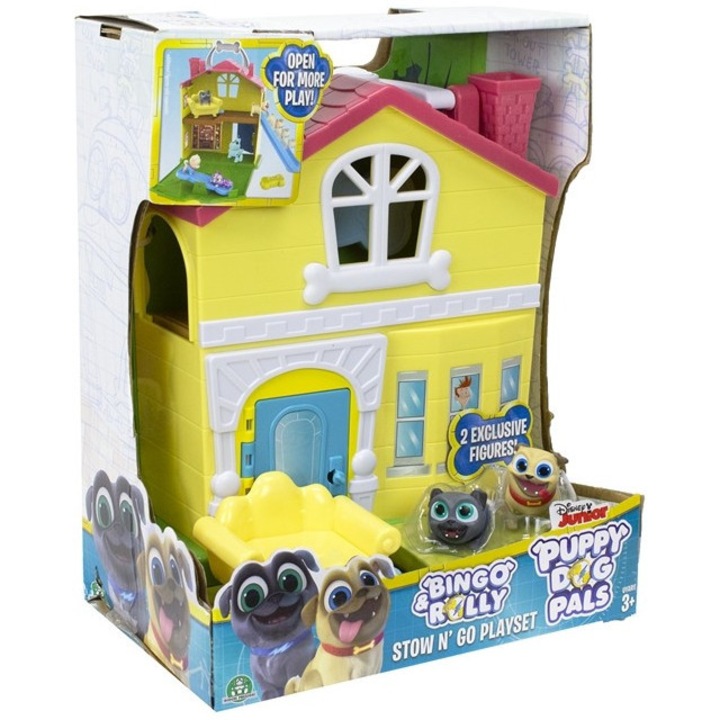 Disney Kutyapajtik hordozható ház kutyákkal – 20x26 cm