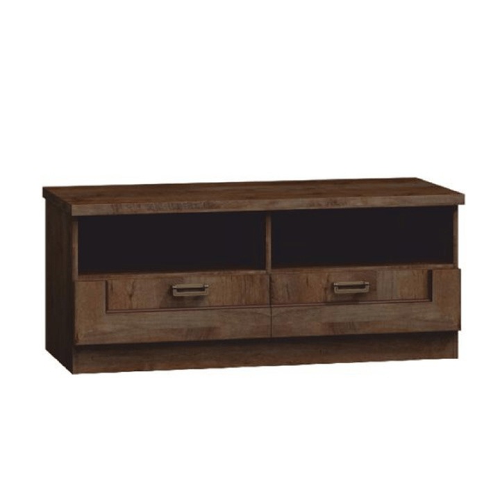 TV kredenc, Lefkas tölgy barna mdf-ből, 118x50x50 cm