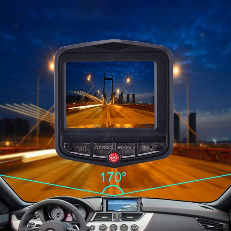 Автомобилна видеокамера, 1280x720 Full HD резолюция, LCD екран, 2.4 ...