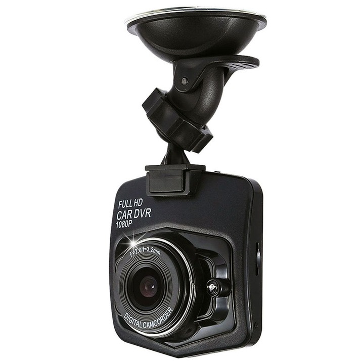 Camera video auto, Rezolutie 1280x720 Full HD, Ecran LCD, 2.4 inch, Negru