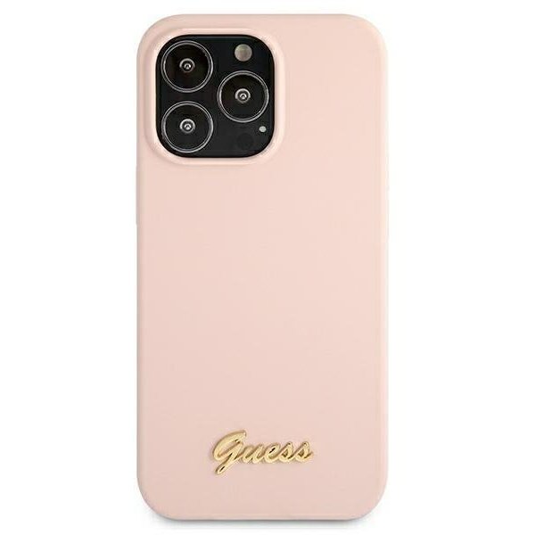Guess GUHCP13XGF4GBR - Funda para iPhone 13 Pro MAX de 6.7 Pulgadas, policarbonato café 4G Charms Collection