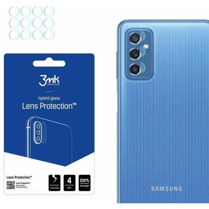 Протектор 3Mk Lens Protect, за Samsung Galaxy M526 M52, за камера, 4 броя