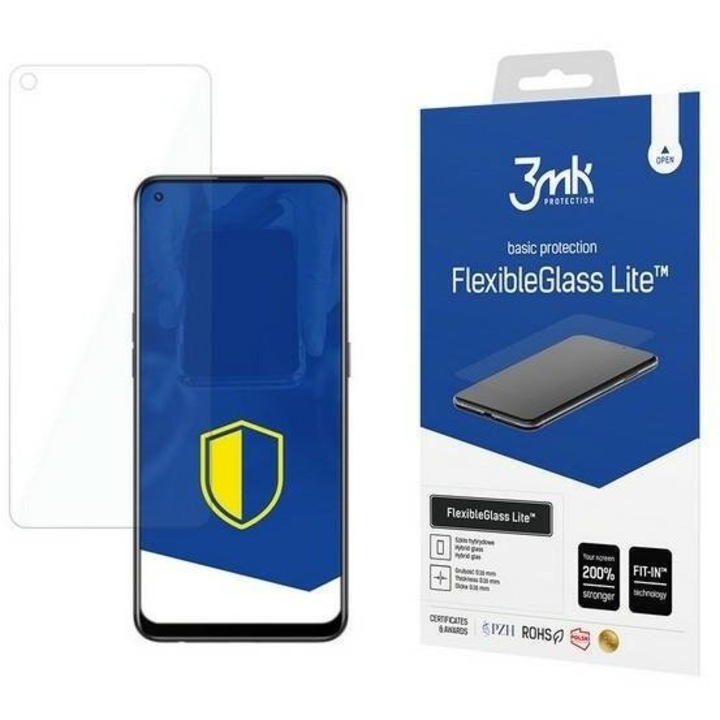 Протектор 3Mk FlexibleGlass Hybrid Glass Lite, за Oppo Reno 5 Lite