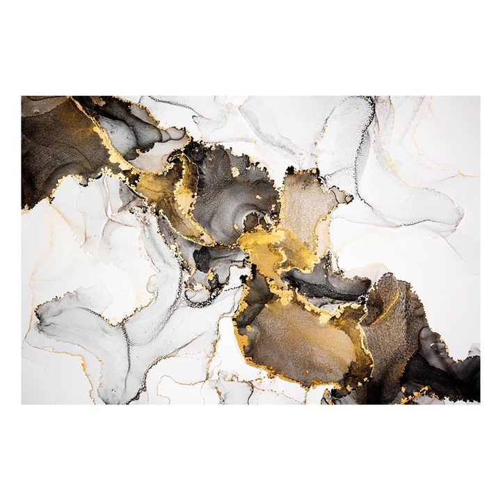 Arthub Vászonfestmény, Golden Marble Shades, 90x140cm