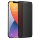 Folie protectie din sticla, Privacy, Premium, compatibila cu iPhone 13 / Iphone 13 Pro, Sticla securizata, 9H, Negru