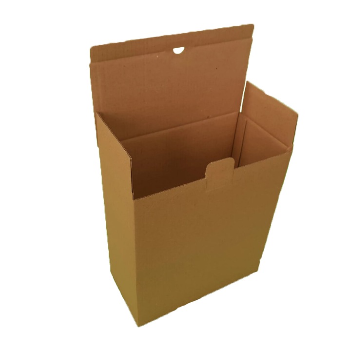 Set 100 Cutii cu Preformare, 100x100x175 mm, Carton Natur