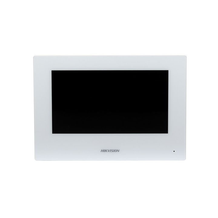 Monitor videointerfon WIFI 7inch color Hikvision DS-KH6320-WTE2-W; conectare pe 2