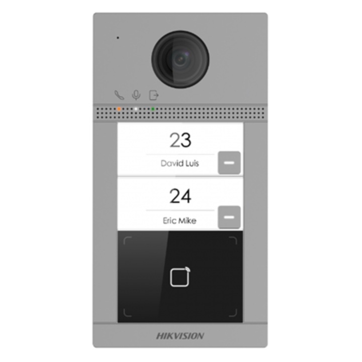 Домофонна станция HIKVISION DS-KV8213-WME1(C)/Flush, контрол на достъпа