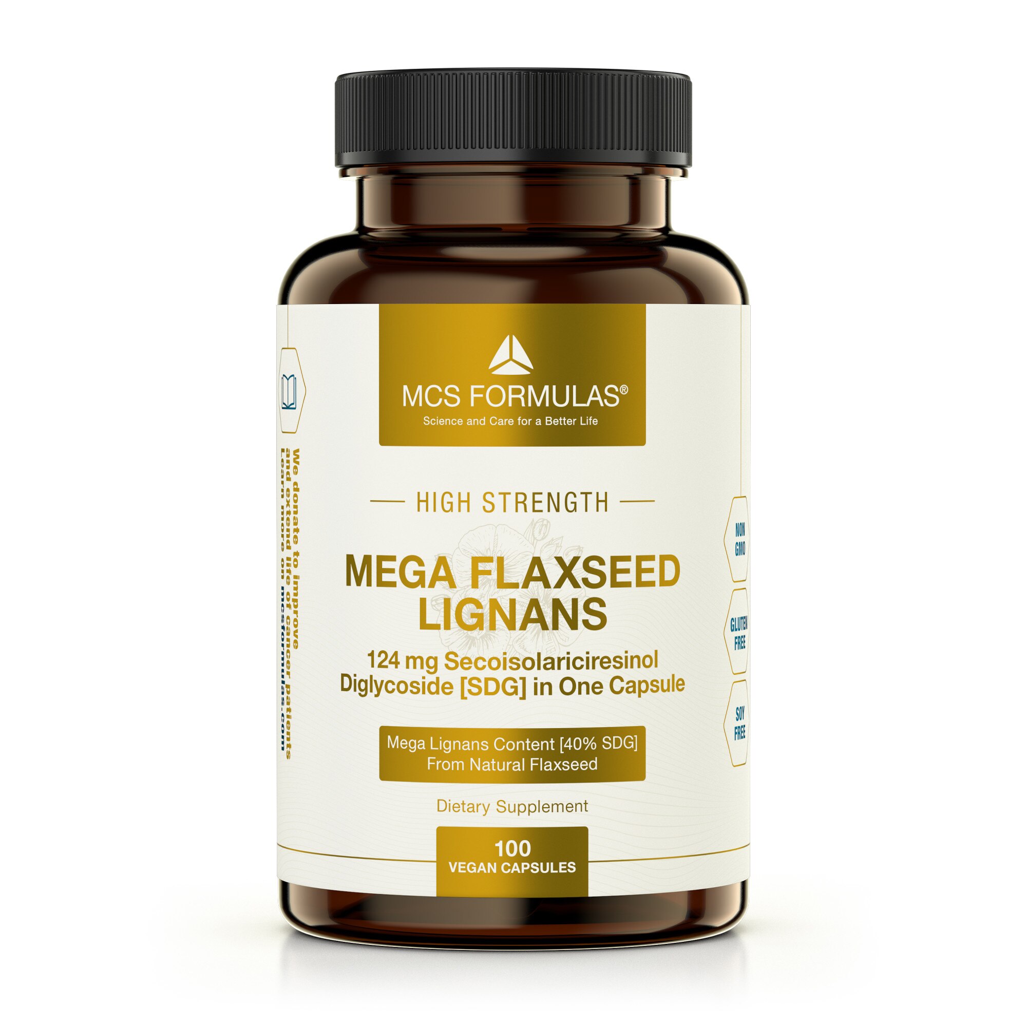 Mega Flaxseed Lignans, Extract seminte de in, 310 mg, 100 capsule eMAG.ro