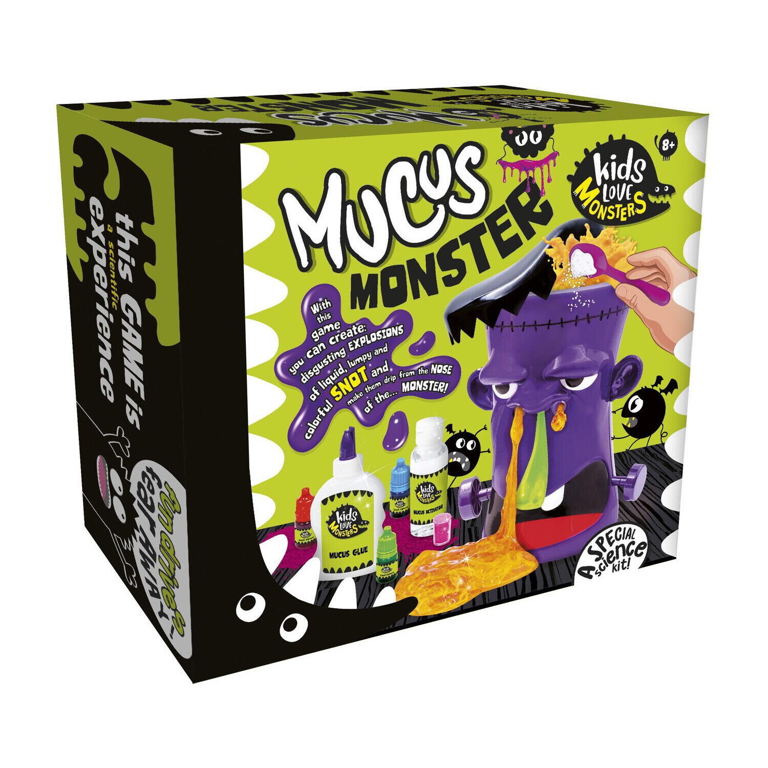 Joc educativ Set experimente Mucus Monster Lisciani - eMAG.ro
