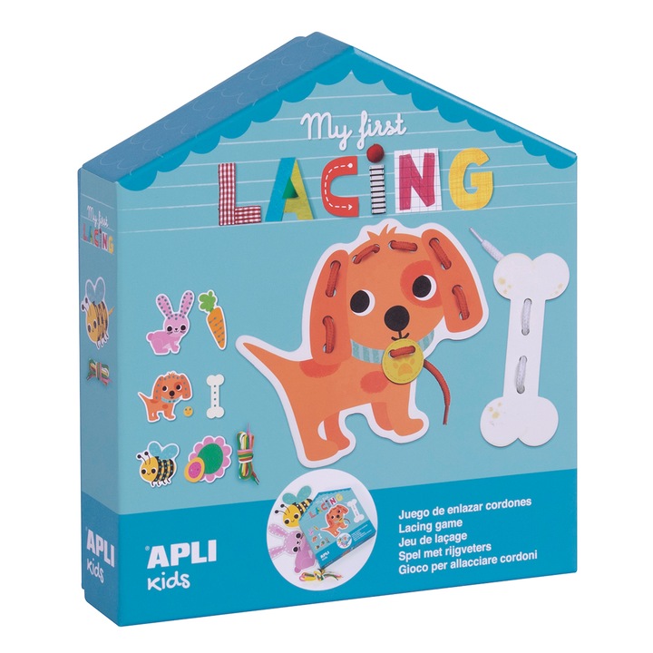 Joc creativ de corelare, APLI, tema Animale, 8 bucati