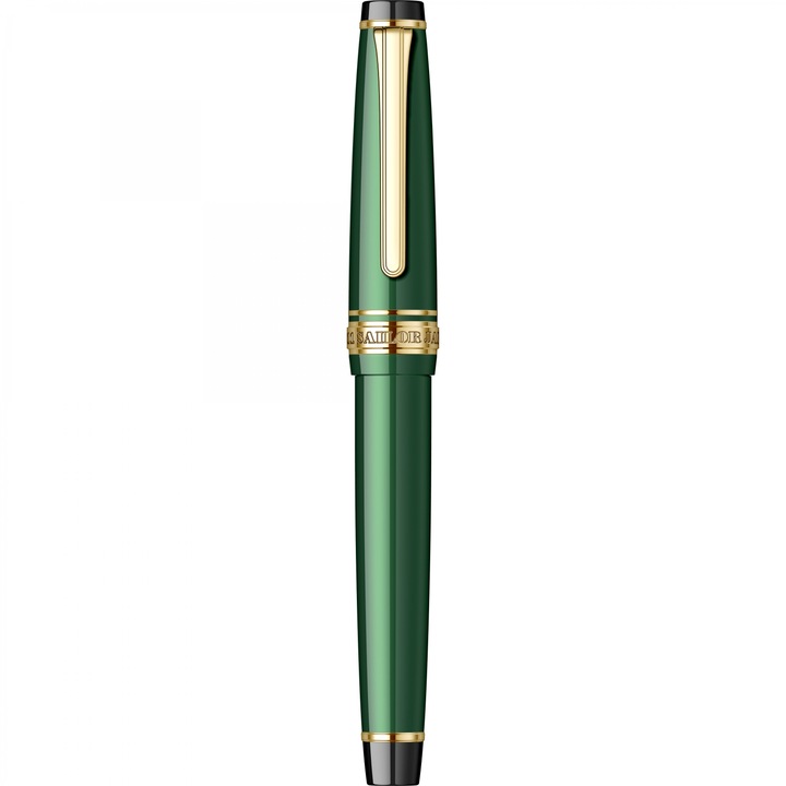 Stilou Sailor Professional Gear, Slim Size, Shikiori Setsugetsu, Manyou Green GT
