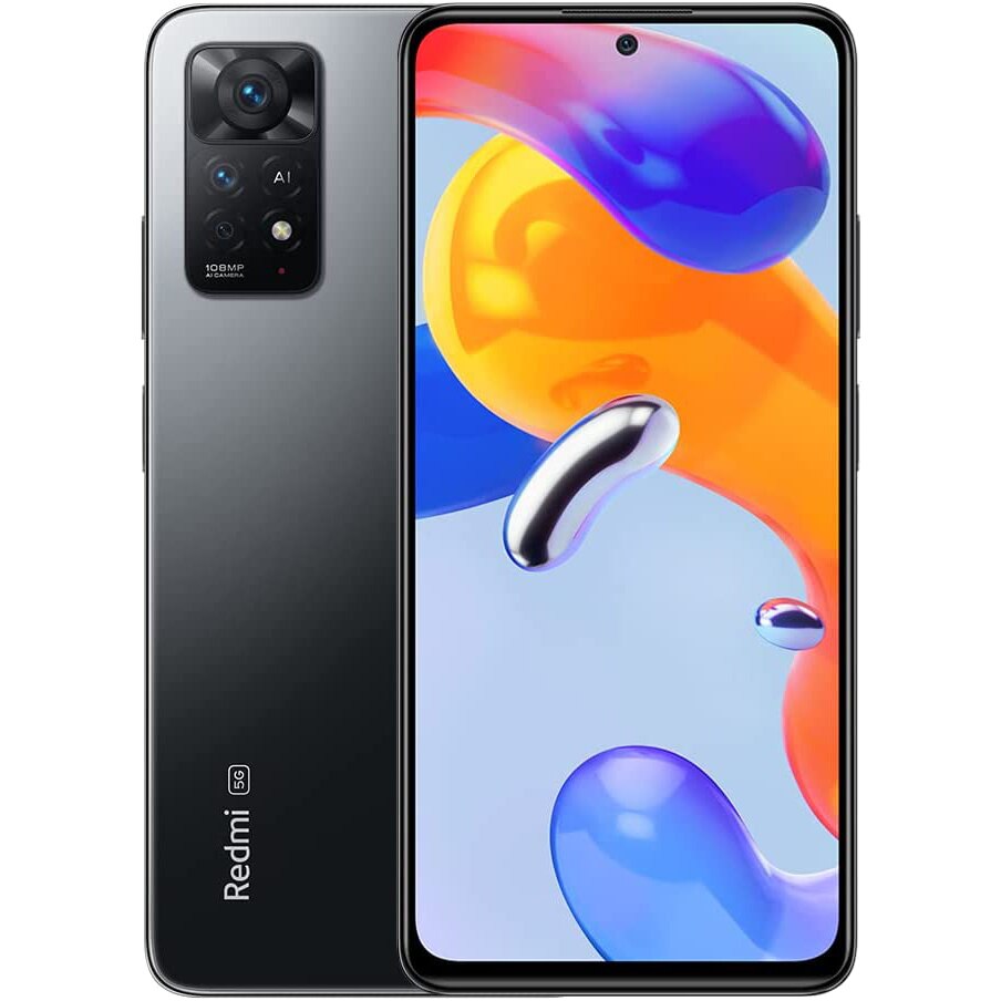 Telefon mobil Xiaomi Redmi Note 11 Pro, 128GB, 6GB RAM, 5G, Graphite Grey