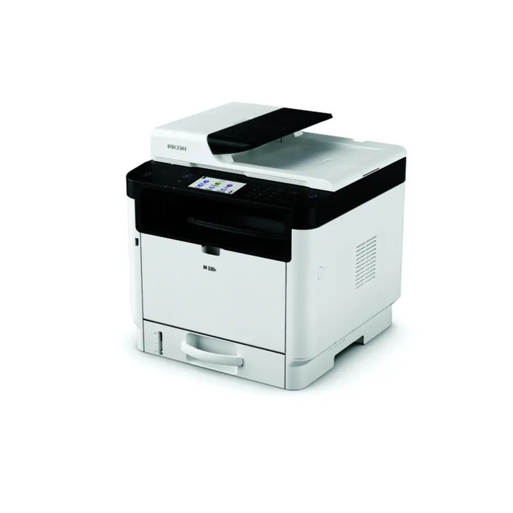 Imprimanta multifunctionala RICOH M 320F, 4 in 1, A4, ARDF, 32 ppm, 7000 pagini