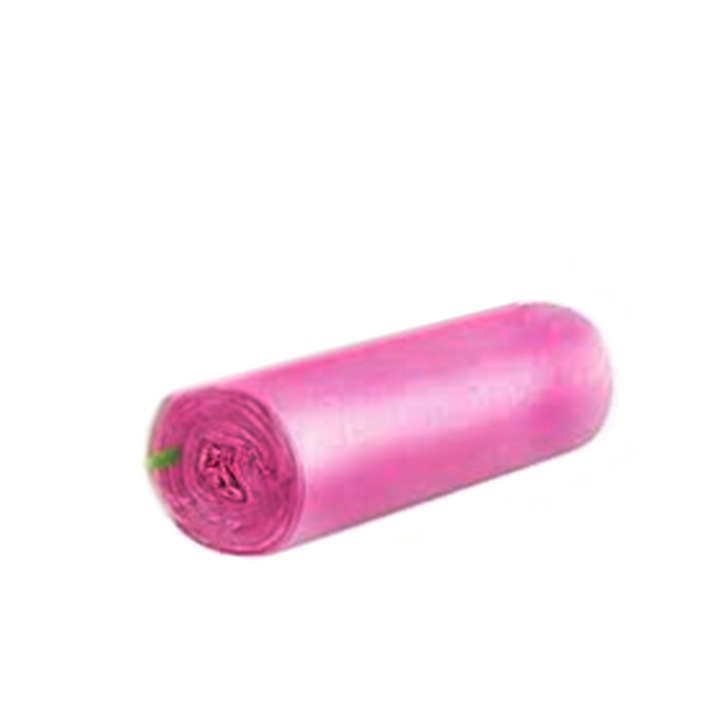 Set 30 Saci de gunoi, 39 x 58 cm, 20 l, Roz