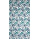 Perdea decorativa cu inele metalice Elina 140x250 Eurofirany Alb/Turcoaz