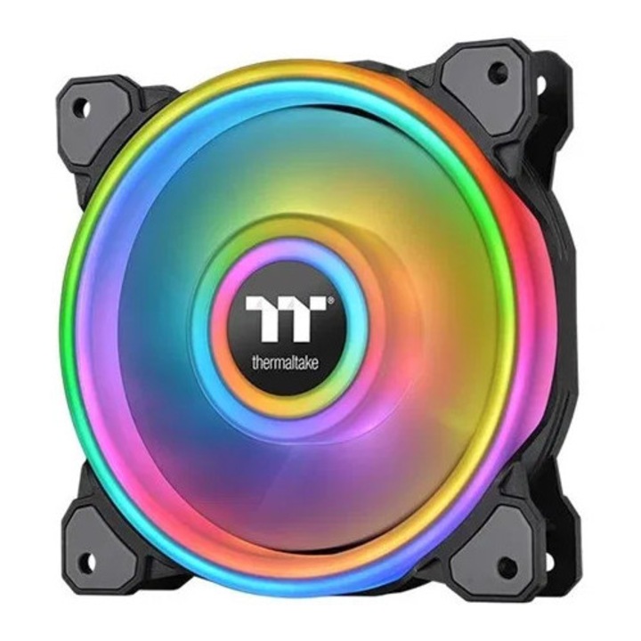 Thermaltake Riing Quad 12 rendszerhűtő ventilátor RGB (CL-F088-PL12SW-C)