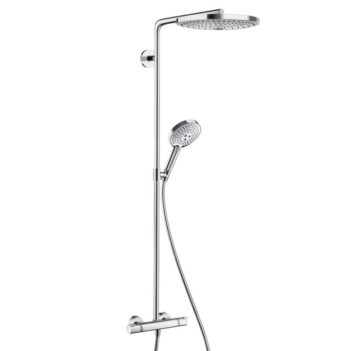 Coloana de dus Raindance S 300, 2 jeturi, crom, 27133000 Hansgrohe