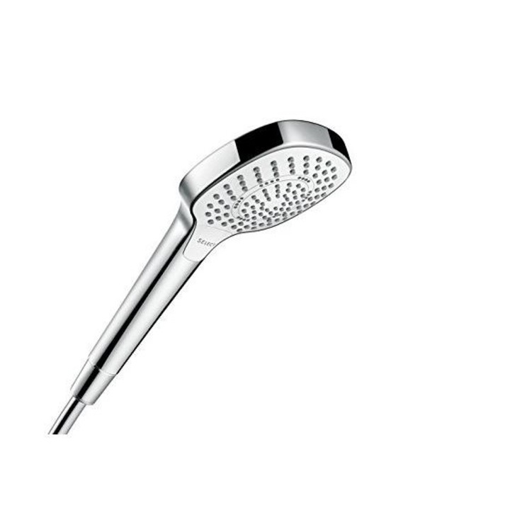 Set de dus Croma Select E Multi cu bara de dus 90 cm, alb crom, 26590400 Hansgrohe