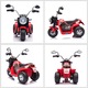 Motocicleta electrica, Homcom, Polipropilena/Metal, 20 W, 18-36 luni, 72x57x56 cm, Negru/Rosu