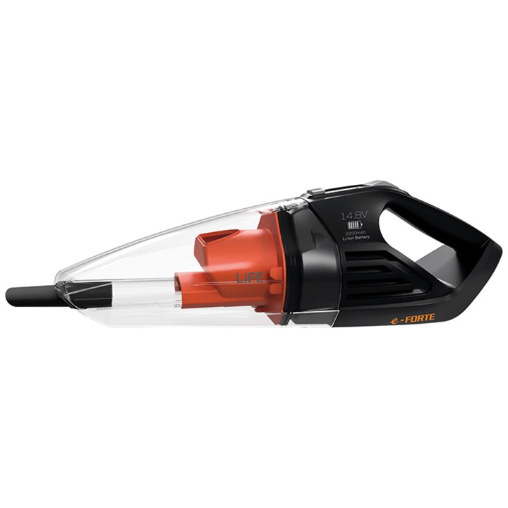 Aspirator de mana Wet&Dry, Life, 0.7 L, Negru