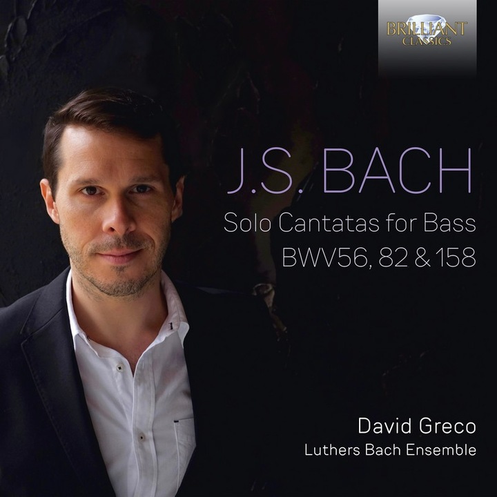 Bach - Bass Solo Cantatas BWV56, 82, 158 / David Greco, Luthers Bach Ensemble, Tymen Jan Bronda CD