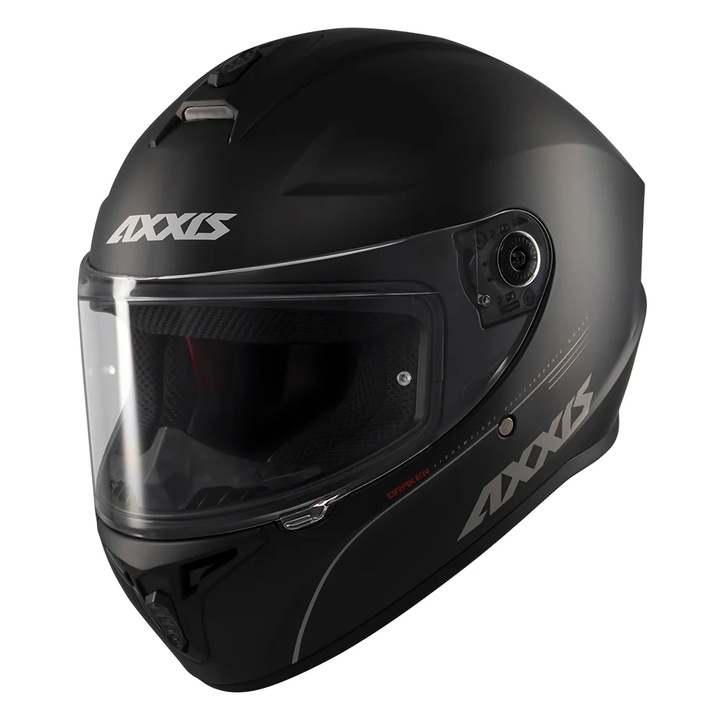 Casca moto integrala Mt Helmets Axxis Draken, negru mat, M 57-58cm