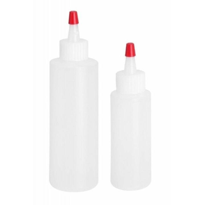 Set 2 recipiente pentru prajituri, alb, 60/120 ml