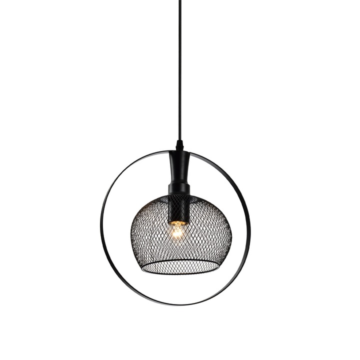 Pendul Xalis Gtv Decor, Negru, 1xE27, exclus