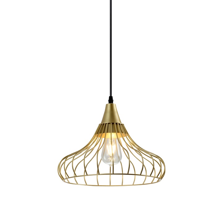 Pendul Lotte Gtv Decor, Auriu, 1xE27, exclus
