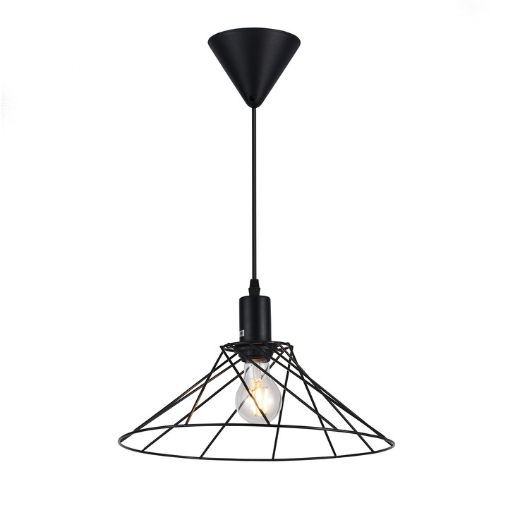 Pendul Tilia Gtv Decor, Negru, 1xE27, exclus