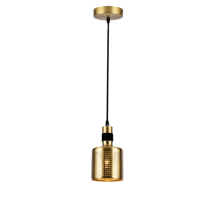 Pendul Bellis Gtv Decor, Auriu, Negru, 1xE27, exclus